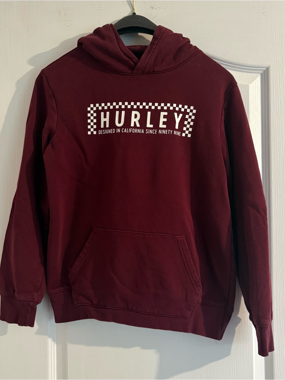 Hurley Boys Burgundy Pullover Hoodie